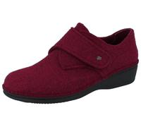 FINN Comfort Adelboden Damen Hausschuhe rot cassis Wollfilz