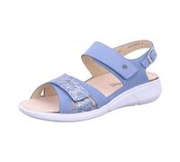 Finn Comfort Sandale Nadi hellblau Jeans Nubuk- und Glattleder Gr. 39 Damen