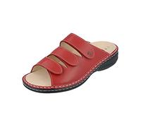 Finn Comfort Pantolette Hellas Damen Leder Rot Größe 37 EU