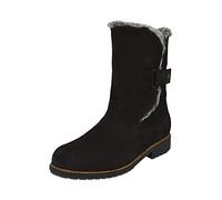 FINN COMFORT Lizzola Damen Winterstiefel schwarz Nubukleder Wollfutter UK 7 Schwarz Damen