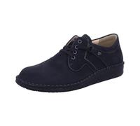 Finn Comfort Halbschuhe Vaasa Herren – Schnürschuhe Nubukleder Schwarz Gr. 42
