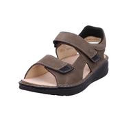 Finn Comfort Skiathos Herren Sandale beige oxide schwarz Tango Buggy Nubukleder