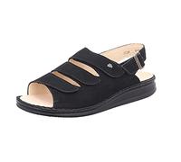 Finn Comfort Sandalen Sylt Nubuk Schwarz Unisex Größe 40