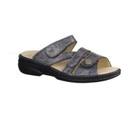 FinnComfort Ventura-S Platin (grau) - Pantolette - Damenschuhe Pantolette / Zehentrenner, Grau, leder (maglia) für Damen, braun, Größe 41 EU