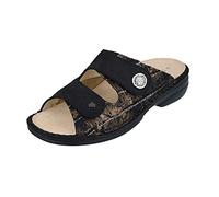 FINN COMFORT Zeno copper/schwarz Dalia/Buggy/BalenaStretch 42 Schwarz, Bronze Damen