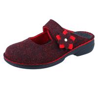 Finn Comfort Damen Arlberg Barolo Doublefilz Clog, Rot/Ausflug, einfarbig (Getaway Solids), 11.5-12