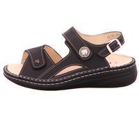 FINN COMFORT Barbuda Damen Sandale schwarz Glattleder 39 Schwarz Damen