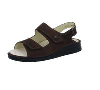 FINN COMFORT Benin Herren Sandale dunkelbraun Fettnubukleder 43 Braun Herren