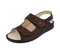 Finn Comfort Herren-Sandale Benin dunkelbraun Fettnubukleder Größe 44