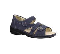 Finn Comfort Biella-Soft Marine (Blau) - Sandale mit loser Einlage - Marken, Blau, leder (nomad), Gr. 39 EU
