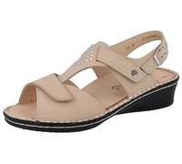Finn Comfort Caleta Damen Sandale beige ivory Nubukleder