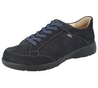 Finn Comfort Canvey Herren Schnürschuhe mit Reißverschluss blau Nubukleder (blau, EU Schuhgrößensystem, Erwachsene, Herren, Numerisch, M, 45 1/3)
