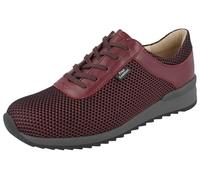 Finn Comfort Cerritos Damen Schnürschuhe bordorot Mesh Glattleder (EU Schuhgrößensystem, Erwachsene, Damen, Numerisch, M, 42)