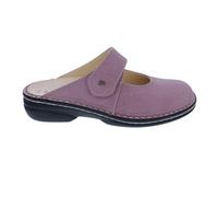 Finn Comfort Clog Stanford 2552-834108, Klettverschluss, Rosé, Nubukleder, Fußbett zum Wechseln Rot Gr. 42