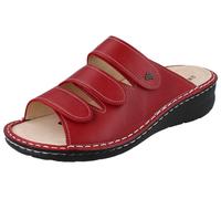 FINN Comfort Comporta Damen Pantolette antistatic tomatenrot Glattleder