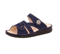 Finn Comfort Damen Pantoletten Sandalen Agueda Pantolette Nubukleder Gemütlich Puschen uni sommer freizeit pantolette haussschuh