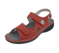 Finn Comfort, Damen - Sandalen, Hanna, Weite: H (scarlet, EU Schuhgrößensystem, Erwachsene, Damen, Numerisch, M, 40)