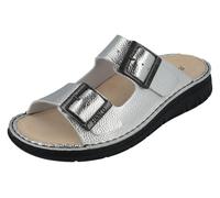 Finn Comfort Damen Pantolette Cayman‑S Silber Größe 41 EU
