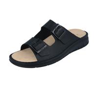 Finn Comfort Damenschuhe Klassische Pantoletten BLACK BLACK - Gr. - 38