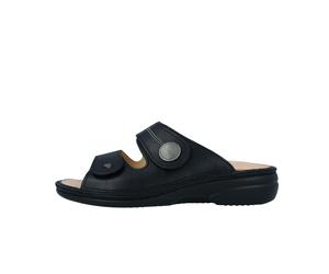 Finn Comfort Damenschuhe Klassische Pantoletten SCHWARZ SCHWARZ - Gr. - 37