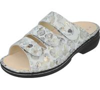 Finn Comfort Damenschuhe Klassische Pantoletten STONE/BIANCO STONE/BIANCO - Gr. - 39