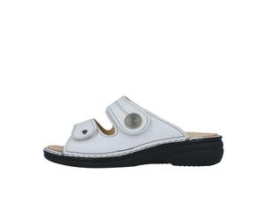 Finn Comfort Damenschuhe Klassische Pantoletten WEISS WEISS - Gr. - 41