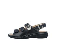 Finn Comfort Damenschuhe Saloniki, NappaSeda/Okapi, schwarz/jasmin, Größe 37