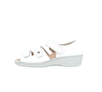 Finn Comfort Sandalen Usedom Nappa Weiß Knöchelriemchen Damen Größe 36