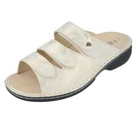 Finn Comfort Pantolette Kos Damen Leder (Everest/Seta) ORO-Latte Größe 41 EU