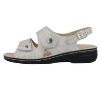 Finn Comfort Sandale Milos Taupe (Beige) Glattleder mit loser Einlage Damen Größe 37