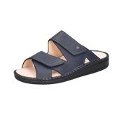 FINN COMFORT Danzig Soft Herren Pantolette blau genarbtes Glattleder 44 Blau Herren
