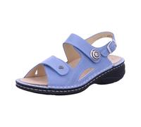 Finn Comfort Denia Damen Sandale blau mare Monroe Glattleder