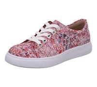 FINN COMFORT Elpaso Damen Schnürschuhe rot Glattleder UK 6 Rot, Weiss Damen