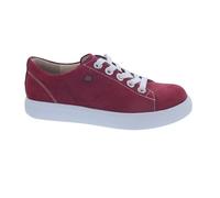 Finn Comfort Elpaso Sneaker 02479-007094, Nubukleder, Chili (Rot), Schnürschuh Rot Gr. 38