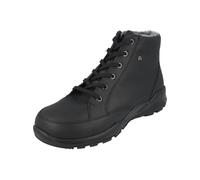 Finn Comfort Erding Herren Winterstiefel Reißverschluss schwarz Glattleder Lammfellfutter