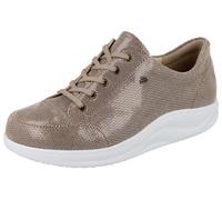 FINN Comfort Finnamic Ikebukuro Damen Halbschuhe beige glänzend Nubukleder
