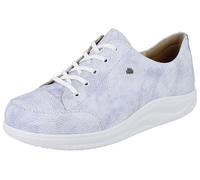 Finn Comfort FINNAMIC Ikebukuro Damen Halbschuhe Schnürschuhe hellblau mare Glattleder