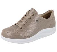 Finn Comfort FINNAMIC Ikebukuro Damen Schnürschuhe beige glänzend Nubukleder (Beige, EU Schuhgrößensystem, Erwachsene, Damen, Numerisch, Breit, 41 1/3)