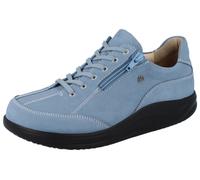 FinnComfort Otaru Blau - Schnürschuh mit loser Einlage - Damenschuhe Bequeme Schnürschuhe, Blau, leder (nubuk) für Damen, blau, Gr. 41 EU / 7,5 UK