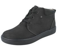 FINN Comfort FINNCO Mantua Herren Halbschuhe knöchelhoch schwarz Nubukleder