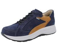 Finn Comfort FINNCO Piccadilly Herren Schnürhalbschuhe blau Indigo Velouleder