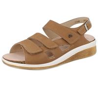 Finn Comfort FINNCO Pinto Damen Sandale braun tan Nubukleder