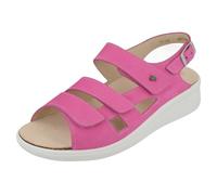 Finn Comfort FINNCO Pinto Damen Sommer Sandale pink Nubukleder