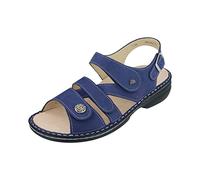 Finn Comfort Damen-Sandale Gomera Royal Nubukleder Blau Größe 41