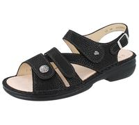 Finn Comfort Gomera Damen Sandalen schwarz nero Muflone Nubukleder