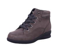 Finn Comfort Schnürstiefel Parsenn Damen Winter Nubukleder Grau/Braun Gr. 38 (UK 5)