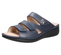 FinnComfort Grenada Steel ( Blau) - Pantolette - Importiert, Blau, leder (ancona) für Damen, blau, Gr. 41 EU