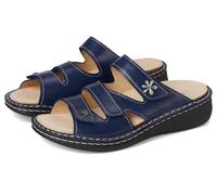Finn Comfort Pantoletten Grenada Blue – bequem, blau – Damen Größe 42
