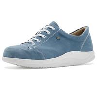Finn Comfort Halbschuh Ikebukuro 2911-834214, Finnamic Abrollsohle, Nubukleder,Hellblau, Weiche Fußbettung zum Wechseln Blau