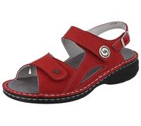 FINN Comfort Hanna vegane Damen Sommer Sandale rot Microfaser